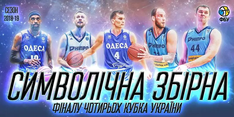 Три игрока «Днепра» и два – «Одессы». Символическая сборная Финала четырех Кубка Украины