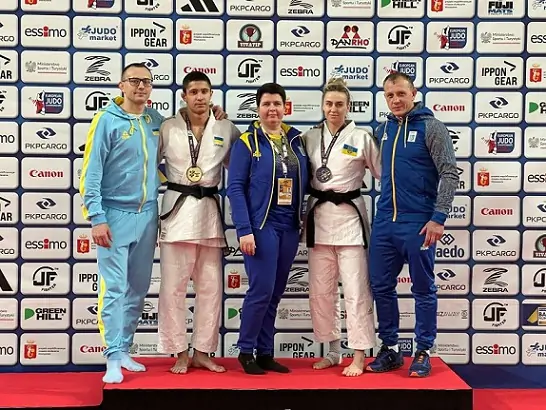 Пять медалей завоевали украинские дзюдоисты на этапе Кубка Европы