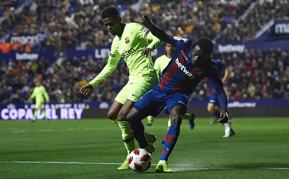 «Барселона» уступила «Леванте» в первом матче 1/8 финала Кубка Испании