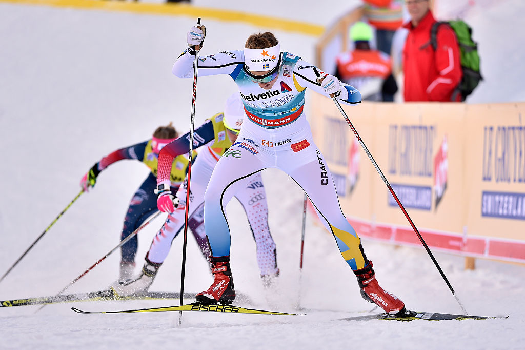 Сергей Устюгов выиграл гонку преследования, одержав четвертую победу на «Тур де Ски»
