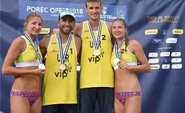 Украинские волейболисты взяли золото и серебро в Хорватии