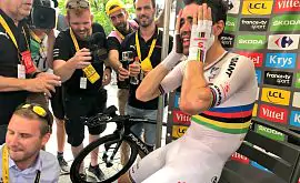 Дюмулен выиграл решающею разделку Tour de France. Томас остался первым в общем зачете