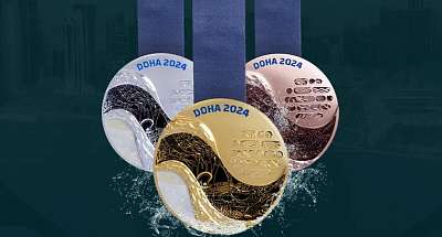 Представлены медали чемпионата мира по водным видам спорта