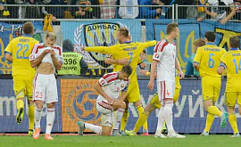 Сборная Украины уверенно переиграла Беларусь в отборе на Евро-2016