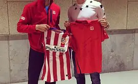 Джокович поменялся футболкой с футболистом «Атлетико»