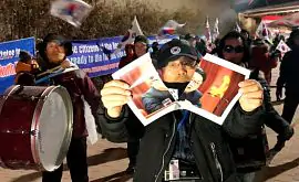Жители Южной Кореи протестуют против участия КНДР в Олимпийских играх-2018
