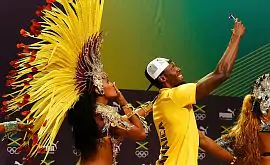 Усэйн Болт станцевал самбу перед стартом на Играх в Рио