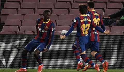 «Барселона» благодаря голу Дембеле вырвала победу в матче с «Вальядолидом»