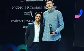 Пустовой получил приз самому прогрессирующему игроку чемпионата Испании