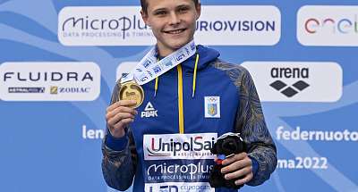 Середа стал лауреатом награды Спортсмен года 2023 от European Aquatics