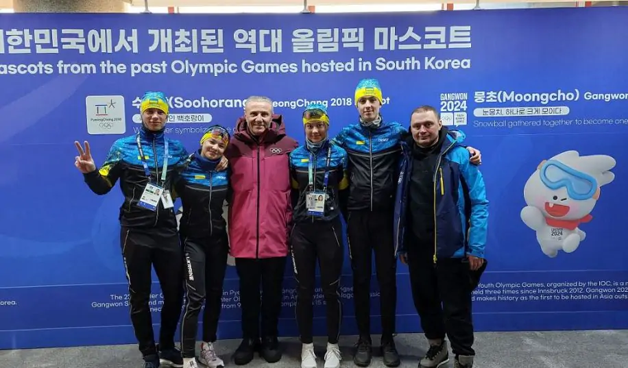 Бубка встретился со сборной Украины на Юношеских Олимпийских играх