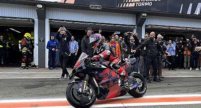 Марк Маркес выехал на тесты за рулем Ducati