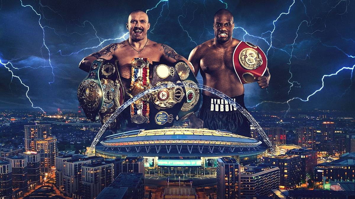 Усик та Дюбуа / Фото - Sky Sports