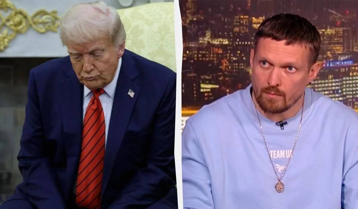 Дональд Трамп та Олександр Усик