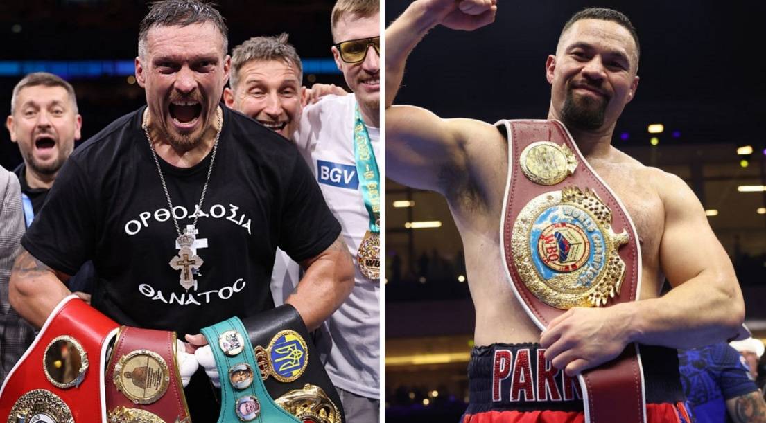 Олександр Усик і Джозеф Паркер