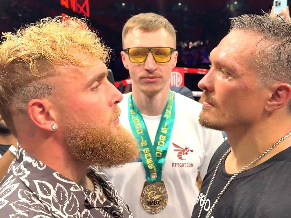 Джейк Пол та Усик / Фото - DAZN