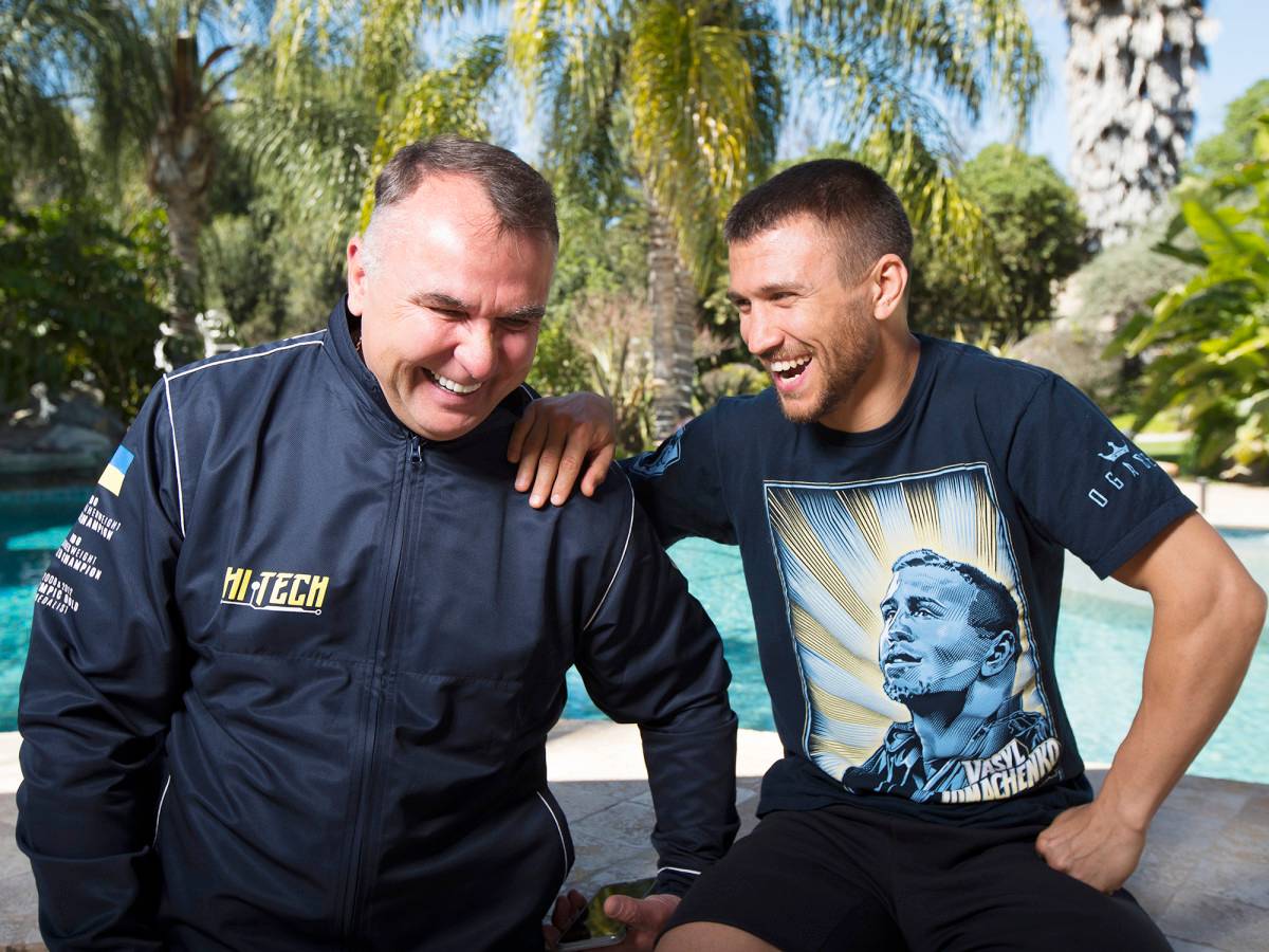 Егіс Клімас та Василь Ломаченко