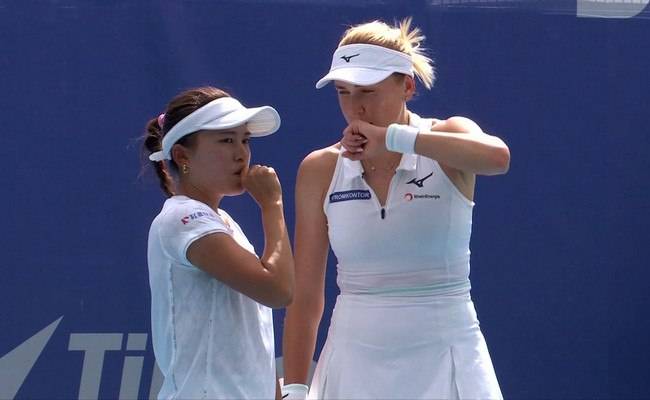 Надія Кіченок і Макото Ніномія