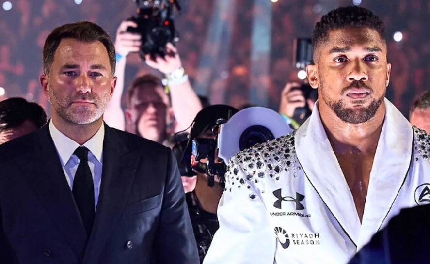 Едді Хірн і Ентоні Джошуа