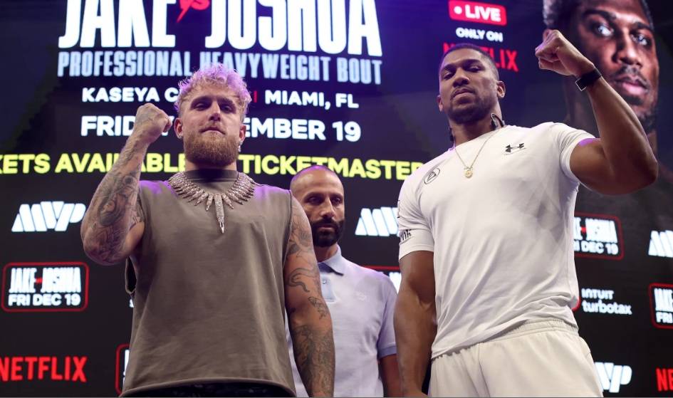 Джейк Пол та Ентоні Джошуа
