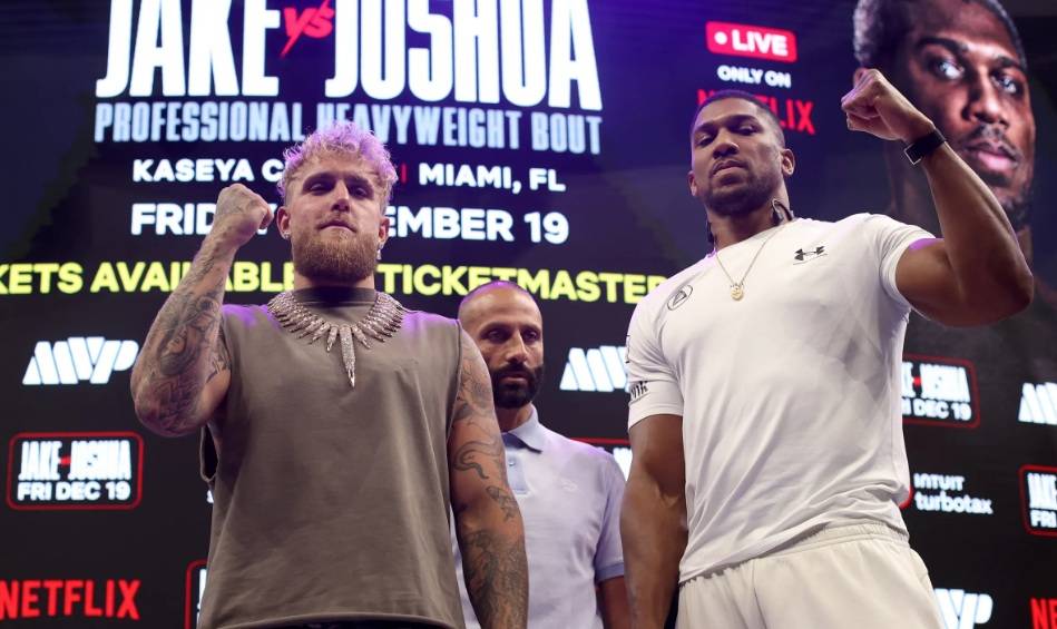 Джейк Пол та Ентоні Джошуа