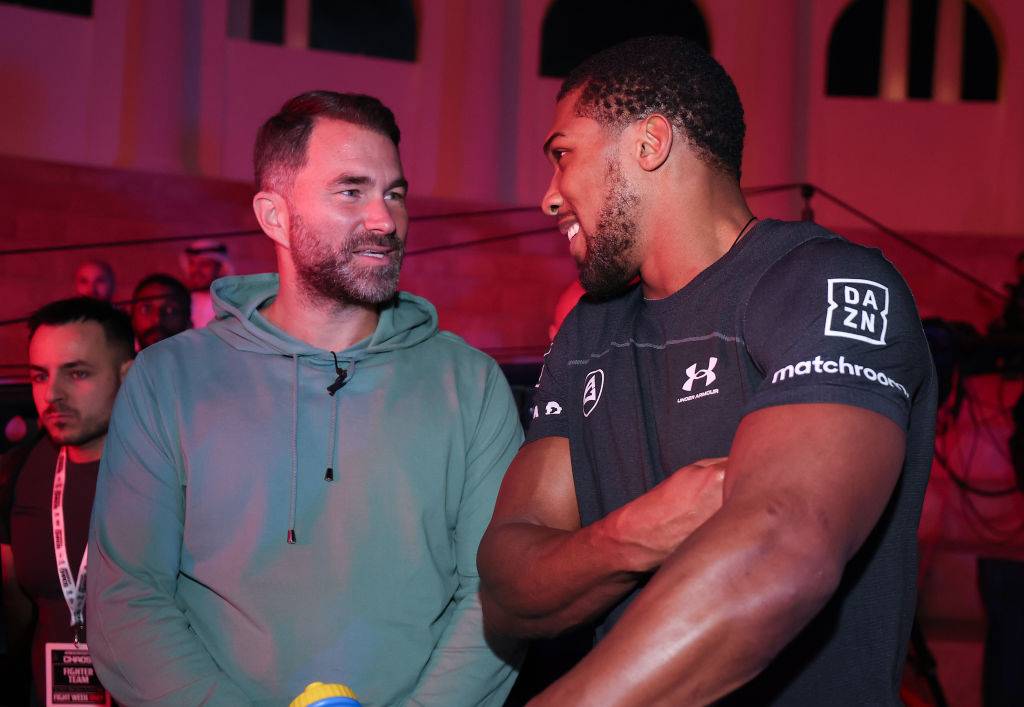 Едді Хірн і Ентоні Джошуа