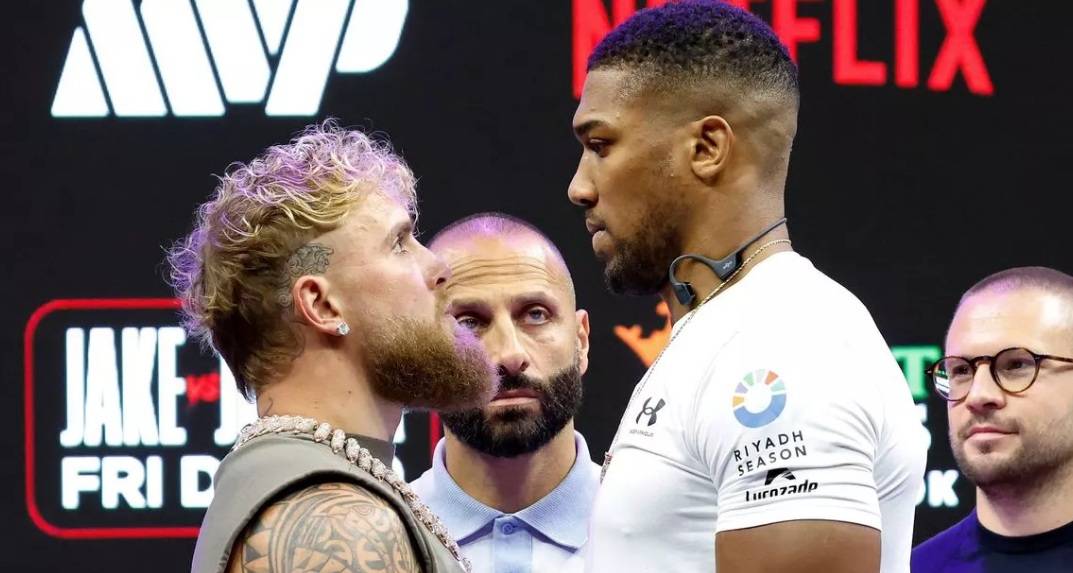 Джейк Пол та Ентоні Джошуа