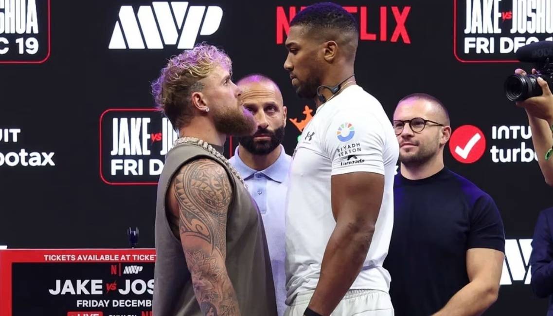 Джейк Пол та Ентоні Джошуа