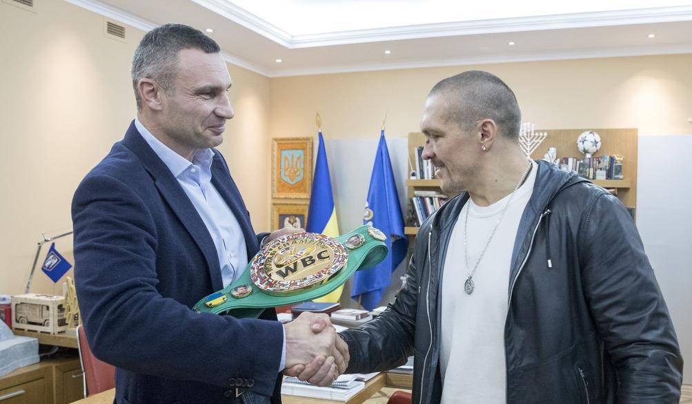 Віталій Кличко та Олександр Усик