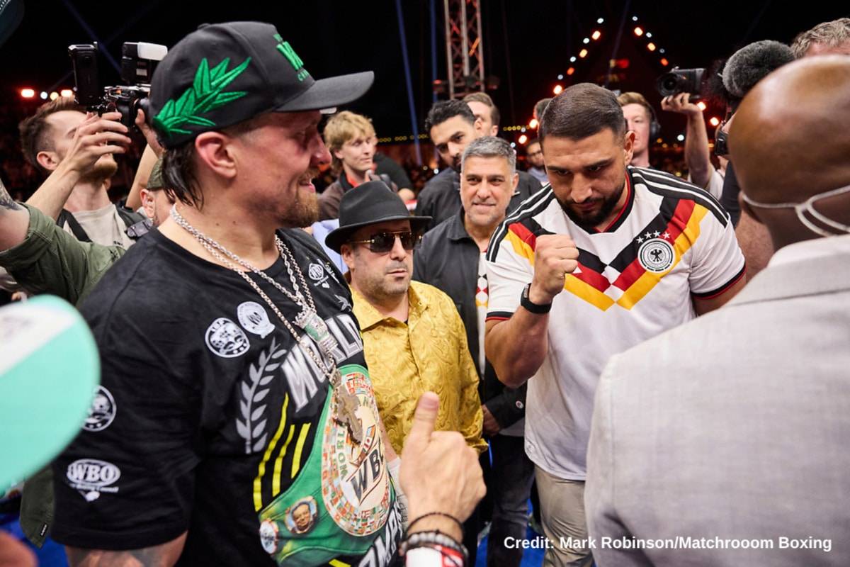 Усик та Кабаєл / Фото - Boxing News