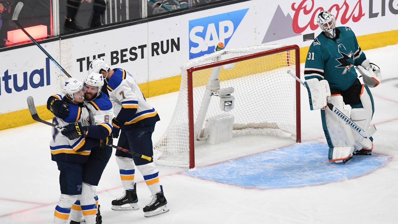 «Сент-Луис» отправил пять безответных шайб в ворота «Сан-Хосе» в финале Запада