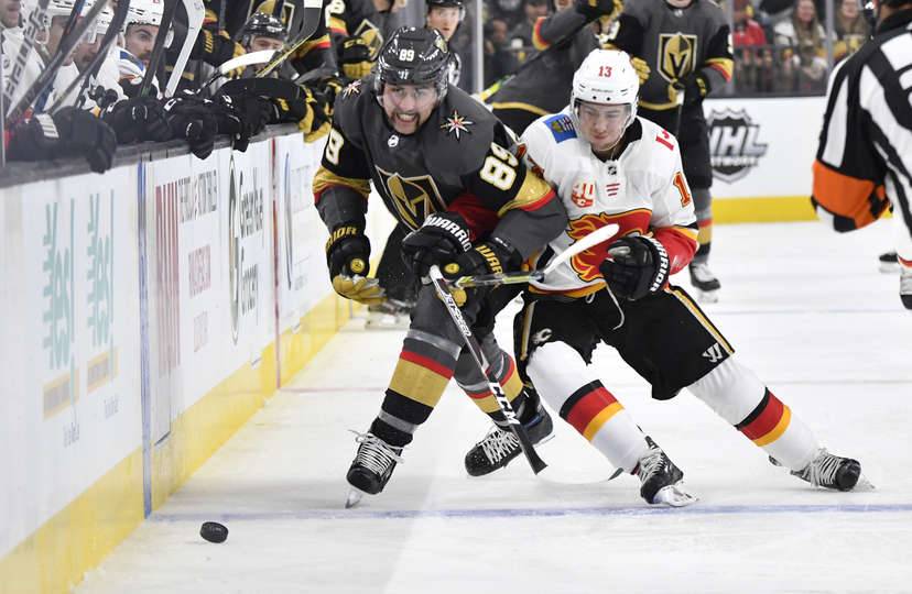 «Вегас» разбил «Калгари» со счетом 6:0, хотя до этого проиграл пять матчей кряду