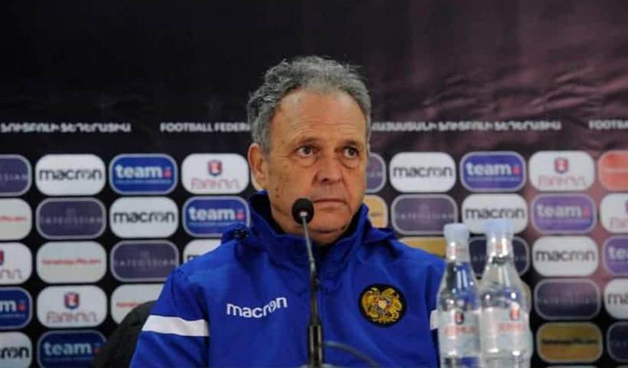 Тренер Вірменії – про 0:5 з Україною: «У нас були гольові моменти»