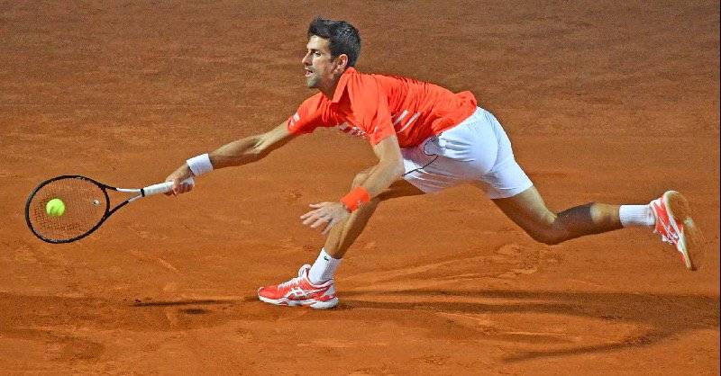 Два потрясающих розыгрыша из матча Джокович – Шварцман