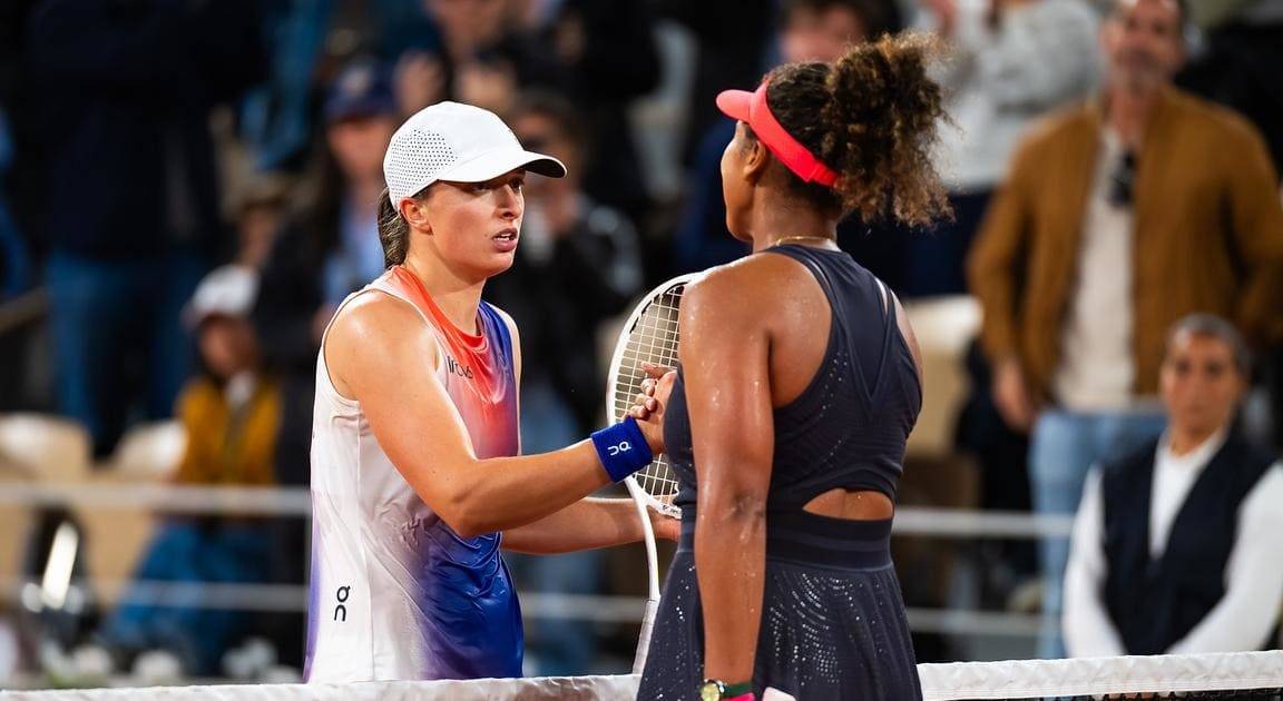 Швентек с невероятным камбеком победила Осаку во втором круге Roland Garros