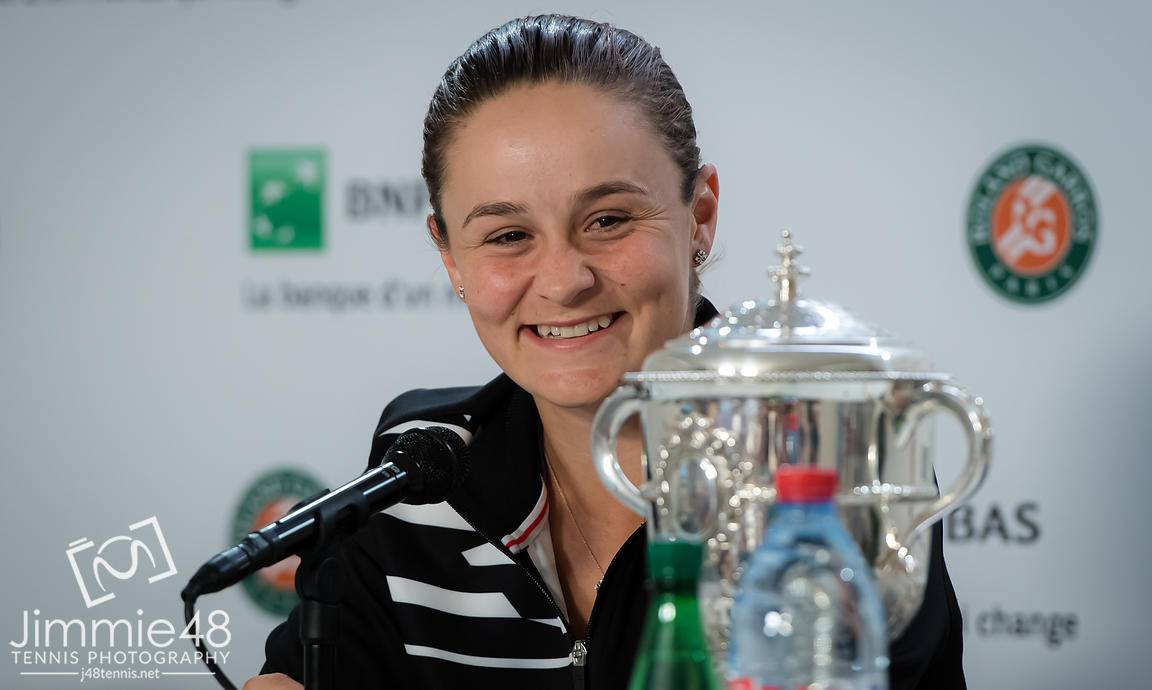 Барти: «Победа на Roland Garros подтверждает, что я умею играть в теннис»