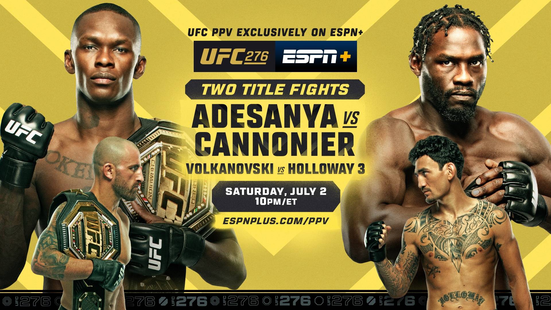 Результати UFC 276: Перемоги Адесаньі, Волкановскі та Перейри