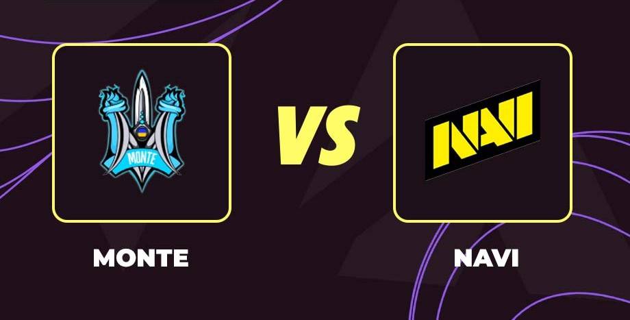 Украинское дерби: NAVI сыграет против Monte