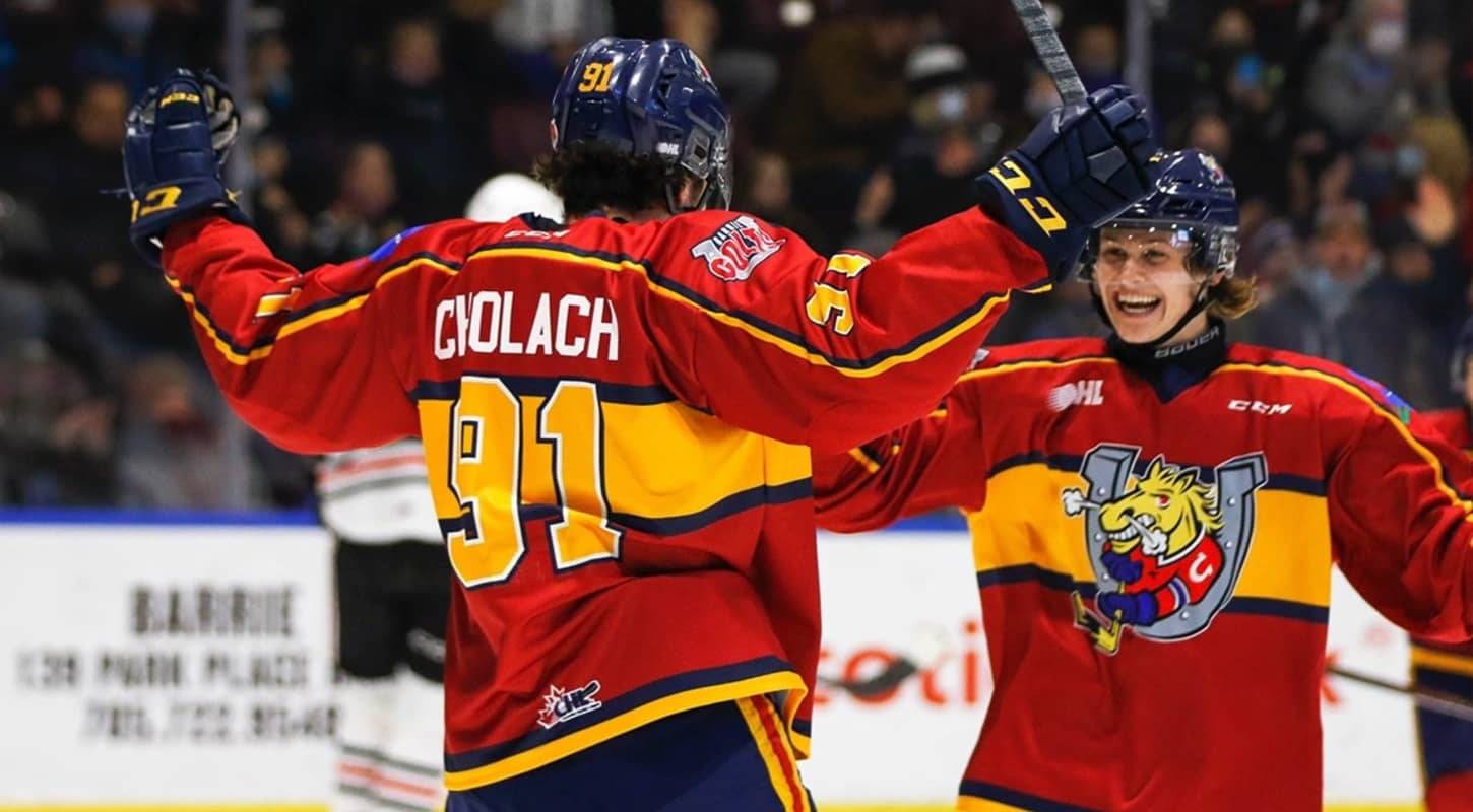 Українець Чолач закинув дебютну шайбу в OHL