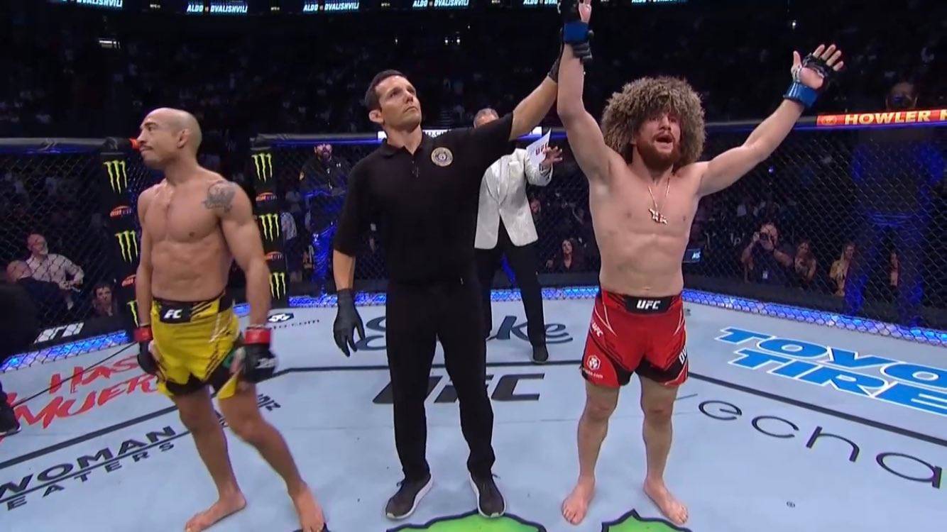 Поддержавший Украину грузинский боец UFC побил легендарного Алдо