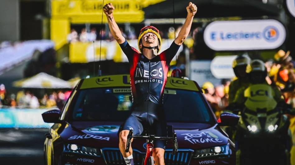 Пидкок выиграл 12-й этап Tour de France