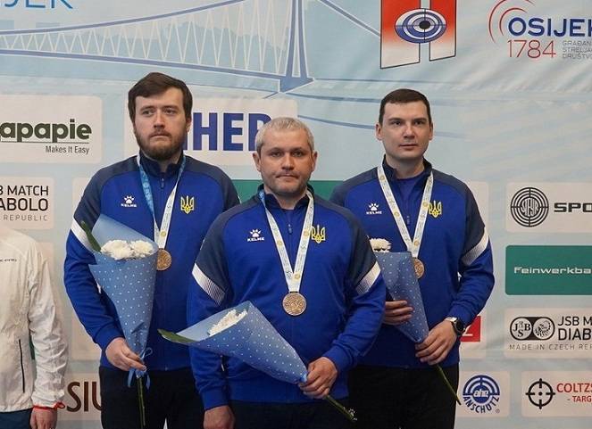 Збірна України – бронзова призерка ЧЄ з кульової стрільби