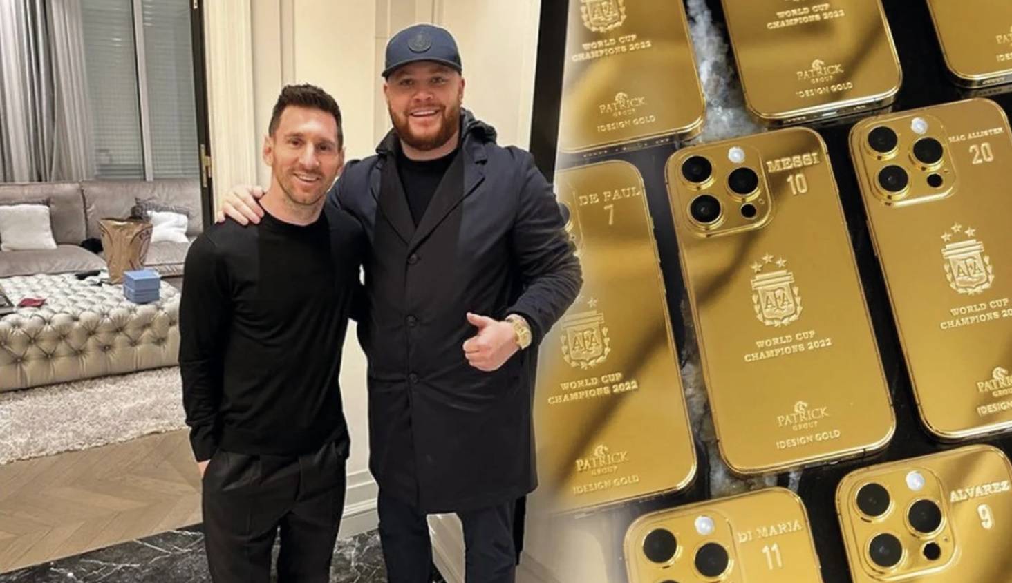 Після перемоги на чемпіонаті світу Мессі подарував гравцям і тренерам збірної Аргентини золоті iPhone