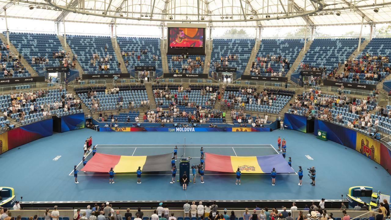 Вот такой старт нового турнира. Организаторы ATP Cup перепутали гимн Молдовы