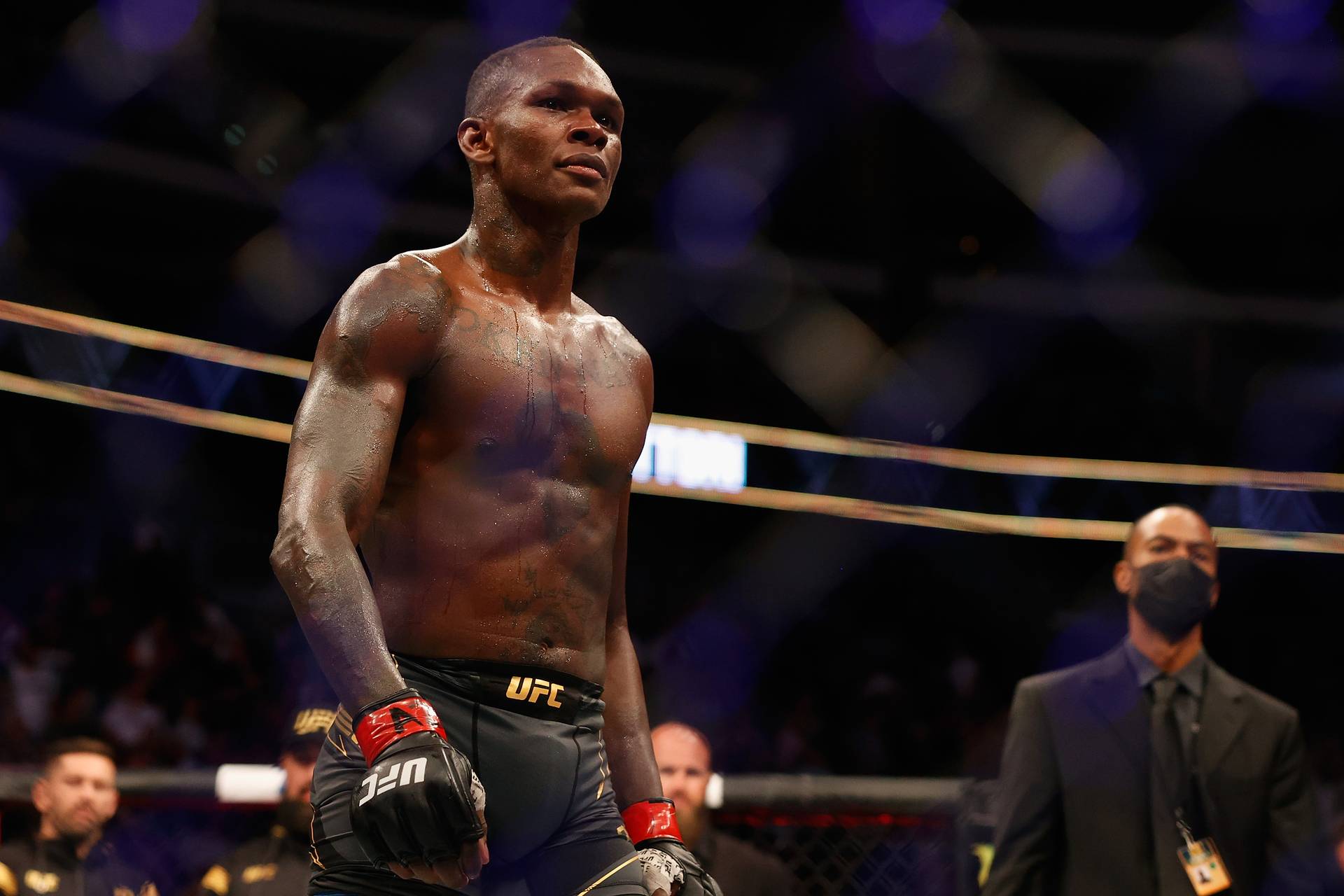 Адесанья роздав поради Ветторі і Кості перед їх боєм на UFC Fight Night 196