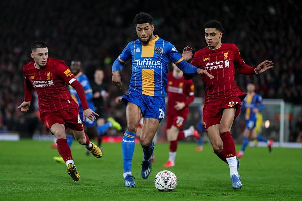 Молодежный состав «Ливерпуля» прошел скромный «Шрусбери» благодаря автоголу во время переигровки Кубка Англии