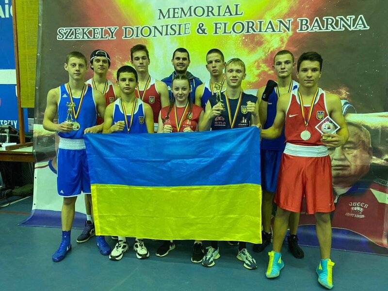 На боксерському турнірі в Румунії збірна України завоювала дев'ять медалей