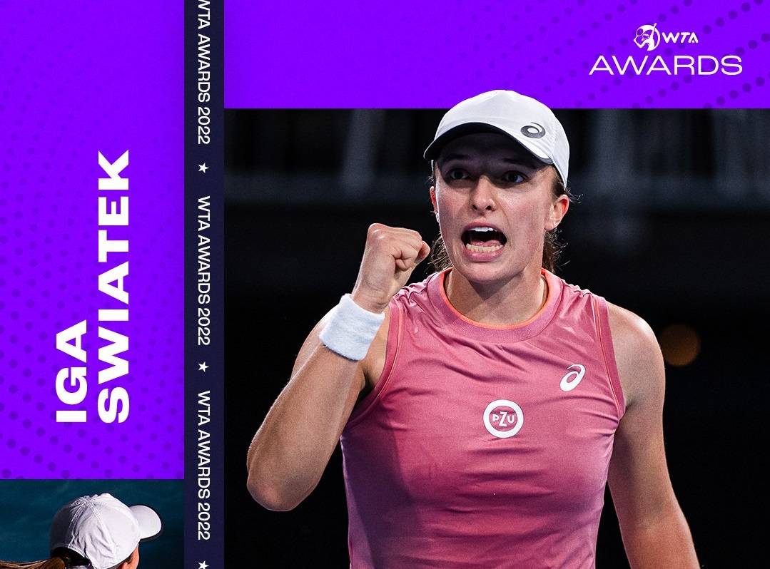 WTA роздала призи за підсумками сезону. Швентек – гравець року!