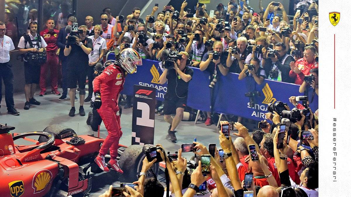 Феттель: «Ferrari продолжает бороться за титул»