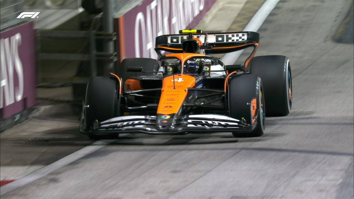 Норрис показал доминацию McLaren на Гран-При Сингапуре